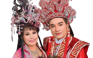 Minh Tâm, Tài Lương hội ngộ với Chí Linh, Vân Hà trong vở "Trung liệt Dương Gia tướng"