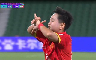 Trực tiếp nữ Việt Nam 1-0 Ấn Độ: Hiệp 1 khép lại với lợi thế cho Việt Nam