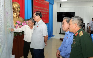 Phó Chủ tịch Quốc hội Trần Quang Phương kiểm tra công tác chuẩn bị bầu cử tại Cần Thơ