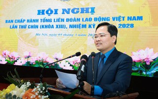 Ông Nguyễn Anh Tuấn giữ chức Chủ tịch Tổng LĐLĐ Việt Nam nhiệm kỳ 2023-2028