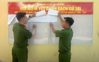 Công an tỉnh An Giang đảm bảo an ninh trật tự cho ngày bầu cử sớm tại Thổ Châu