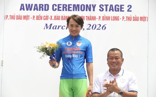 Nguyễn Thị Thật thắng chặng 2 Giải xe đạp Biwase Tour of Vietnam 2026