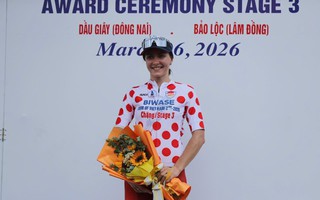 Komina Marina giành Áo chấm đỏ sau chặng 3 Biwase Tour of Vietnam 2026