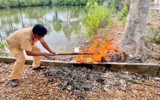 Tây Ninh tiêu hủy hơn 70.000 phôi đăng ký xe