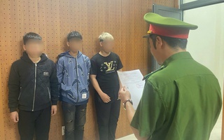 Hành vi côn đồ của 3 thiếu niên ở Đà Nẵng