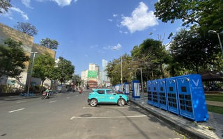 TPHCM hiện có hơn 100 điểm được phép lắp đặt tủ đổi pin xe máy điện