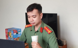 Ly cà phê trước giờ làm nhiệm vụ