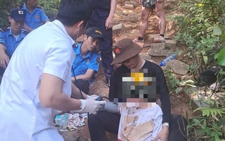 Cứu nạn kịp thời du khách gãy xương đòn khi leo núi Bà Đen