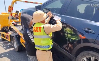 Phạt hơn 20 triệu đồng tài xế và chủ xe vi phạm trên tuyến cao tốc Phan Thiết – Vĩnh Hảo