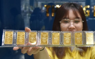 Sáng 10- 4, giá vàng tại Bảo Tín Minh Châu, SJC, Mi Hồng bật tăng 1,2 triệu đồng/lượng