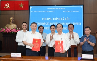 Ban Tuyên giáo và Dân vận Thành ủy TPHCM ký kết quy chế phối hợp với Sở Văn hóa và Thể thao