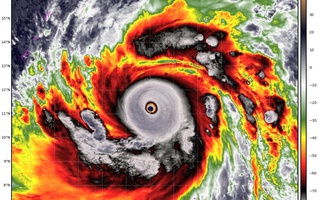 Sinlaku trở thành siêu bão, mạnh nhất thế giới từ đầu năm đến hiện tại 