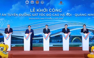 Khởi công tuyến đường sắt tốc độ cao Hà Nội - Quảng Ninh trị giá hơn 5,6 tỉ USD