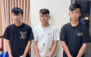 Bắt khẩn cấp 3 thiếu niên gây ra 3 vụ cướp táo tợn