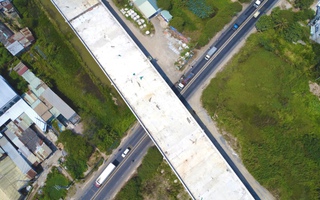 Hình ảnh loạt cầu vượt tuyến Vành đai 3 TPHCM đã hợp long 