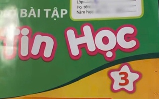 Thu hồi ấn phẩm "Vở bài tập Tin học 3" vì có đường link dẫn tới web "đen"