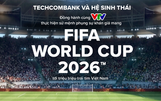 Techcombank và Hệ sinh thái đồng hành cùng VTV đưa FIFA World Cup 2026™ về Việt Nam
