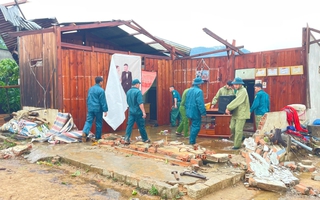 Lâm Đồng: Mưa giông và lốc xoáy làm hư hỏng nhiều nhà dân