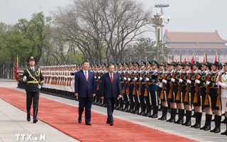 Trung Quốc bắn 21 loạt đại bác chào mừng Tổng Bí thư, Chủ tịch nước Tô Lâm thăm cấp Nhà nước