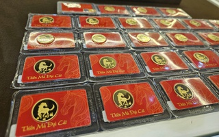 Cuối ngày 15-4, giá vàng miếng tại SJC, Mi Hồng, Bảo Tín Minh Châu giảm nhanh