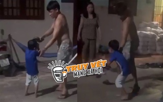 Phẫn nộ clip người cha lôi con nhỏ ra đánh tới tấp giữa khu dân cư TPHCM
