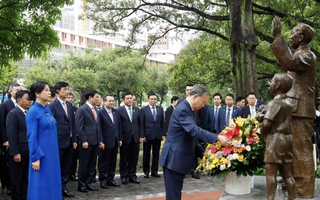 Tổng Bí thư, Chủ tịch nước Tô Lâm thăm di tích 
Khu học xá Trung ương, Trung Quốc