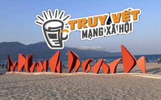 Đà Nẵng nói gì về bộ chữ cách điệu gây tranh luận trên bãi biển?