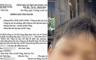 Bé trai mất tích sau khi bị bố đánh, lãnh đạo xã tiết lộ chi tiết khó tin