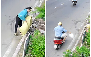 TPHCM: Phát hiện qua camera, xử phạt nguội 2 trường hợp vứt rác nơi công cộng
