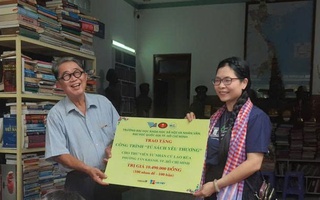 Chương trình “Tủ sách yêu thương” nối nhịp tri thức nơi Cù lao Rùa