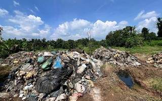 Lại thêm vụ đổ hơn 500 tấn chất thải gây ô nhiễm môi trường ở Đồng Nai