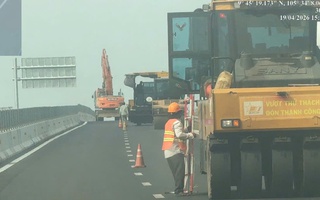 Thi công thiếu an toàn trên tuyến cao tốc Cần Thơ – Hậu Giang, một công ty bị phạt