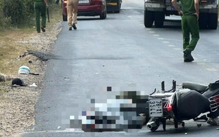 Tai nạn giao thông nghiêm trọng ở Đắk Lắk, 2 người tử vong tại chỗ