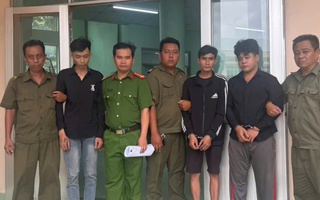 Bắt nhóm thanh niên cầm hung khí rượt đuổi nhau gần KCN Sóng Thần