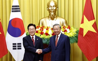 Tổng Bí thư, Chủ tịch nước Tô Lâm hội đàm 
với Tổng thống Hàn Quốc