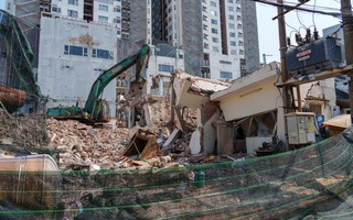 Công an vào cuộc vụ tháo dỡ công trình làm sập nhà dân ở trung tâm Đà Nẵng