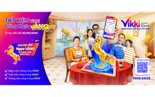 Tiết kiệm Vikki Trúng Ngựa Vàng ký: Săn vàng mỗi ngày với giải đặc biệt 10 lượng vàng