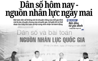 Báo in ngày 24-4: Dân số hôm nay - nguồn nhân lực ngày mai