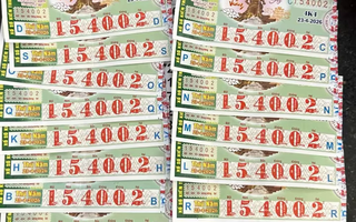 Sáng 25-4, lộ diện nơi trúng giải độc đắc 14 vé xổ số miền Nam