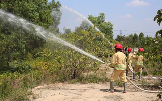 Khu công nghệ Môi trường Xanh Long An tập huấn PCCC trước mùa khô
