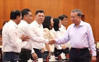 Tổng Bí thư, Chủ tịch nước Tô Lâm đang làm việc với Ban Thường vụ Thành ủy TPHCM