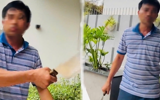 Công an làm việc với chủ nhà vụ thợ khóa bị đe dọa hành hung sau khi mở cửa phòng ngủ 