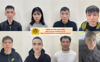 Khởi tố 8 đối tượng trong ổ nhóm tiếp tay đường dây lừa đảo, rửa tiền tại Campuchia