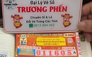 Sáng 30-4, xuất hiện nguyên cây 160 vé trúng xổ số miền Nam