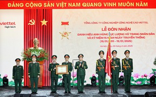 Viettel High Tech đón nhận danh hiệu Anh hùng Lực lượng vũ trang nhân dân