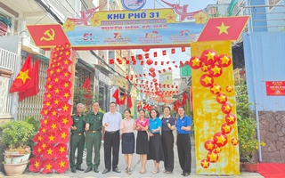 Phường Minh Phụng ra mắt "Tuyến hẻm cờ hoa" chào mừng đại lễ 30-4