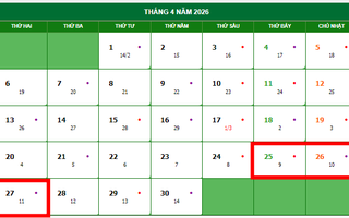 Hoán đổi để nghỉ 9 ngày liên tiếp dịp Giỗ Tổ, 30-4 và 1-5: Bộ Nội vụ nói gì?