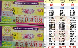 Chiều 3-4, lộ diện nơi trúng giải độc đắc xổ số miền Nam