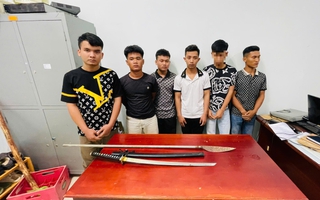 Tạm giữ hình sự nhóm đối tượng chém nhiều người đi đường trong đêm