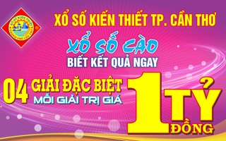 Xổ số Cần Thơ tung thêm 4 triệu vé số cào, tăng lượng vé trúng thưởng